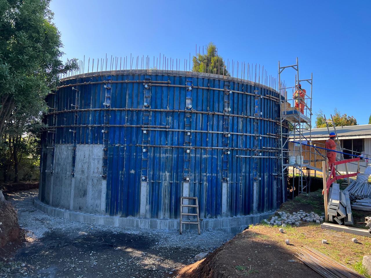 Estanque en construcción NPS